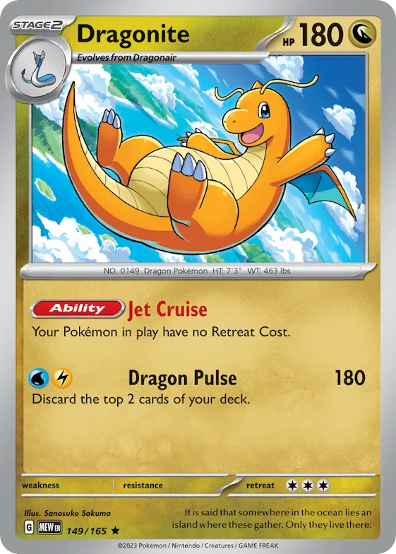 Dragonite #149 – Scarlet & Violet 151
