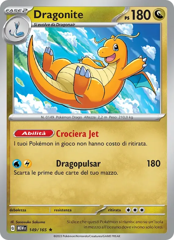 Dragonite 149 – Scarlatto e Violetto – 151