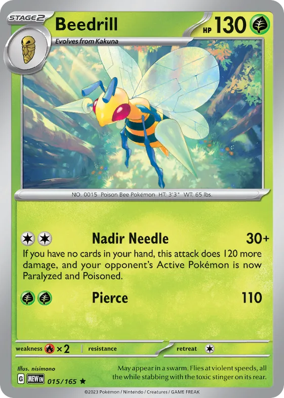 Beedrill #15 – Scarlet & Violet 151