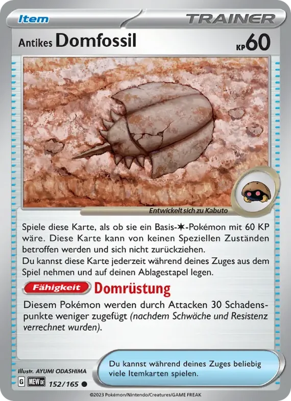 Antikes Domfossil 152 – Karmesin & Purpur – 151