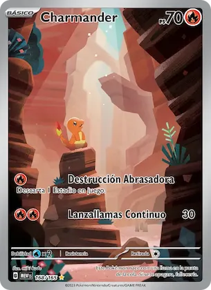 Charmander 168 – Escarlata y Púrpura – 151
