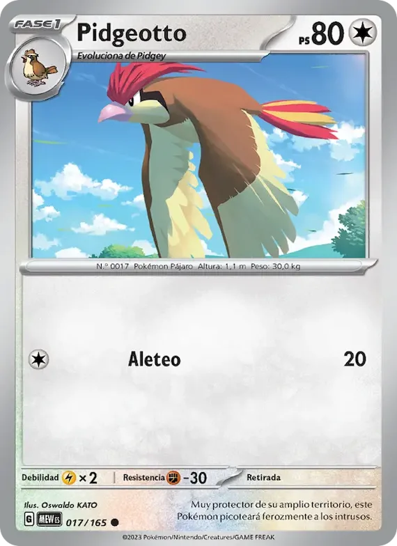 Pidgeotto 17 – Escarlata y Púrpura – 151