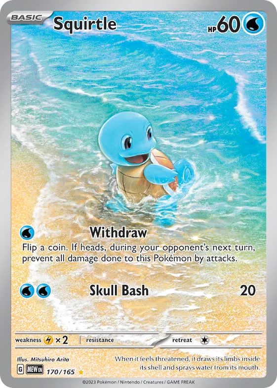 Squirtle #170 – Scarlet & Violet 151