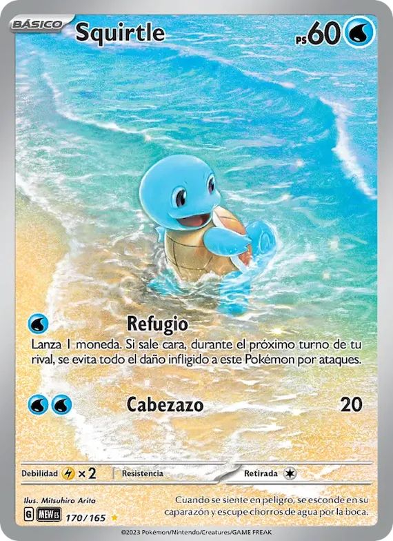 Squirtle 170 – Escarlata y Púrpura – 151