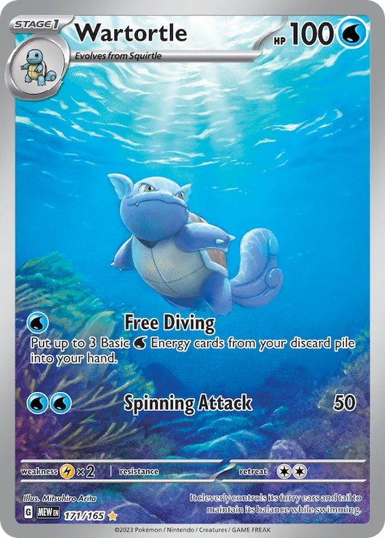 Wartortle #171 – Scarlet & Violet 151