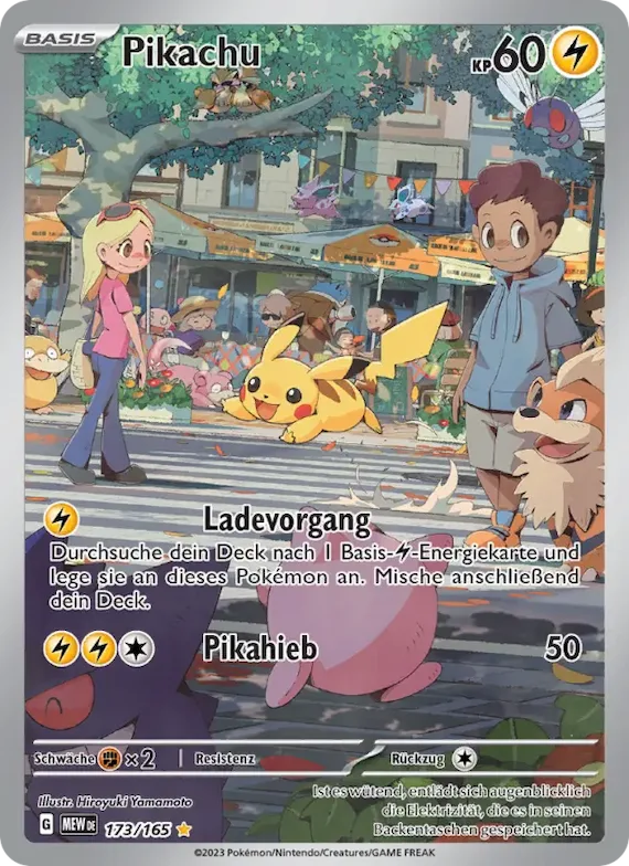 Pikachu 173 – Karmesin & Purpur – 151