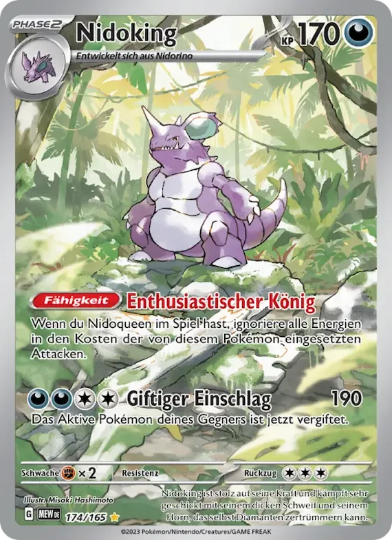 Nidoking 174 – Karmesin & Purpur – 151