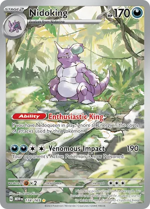 Nidoking #174 – Scarlet & Violet 151