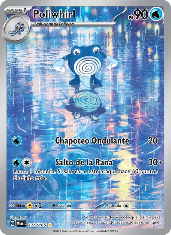 Poliwhirl 176 – Escarlata y Púrpura – 151