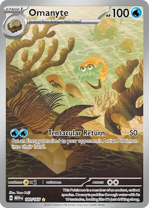 Omanyte #180 – Scarlet & Violet 151