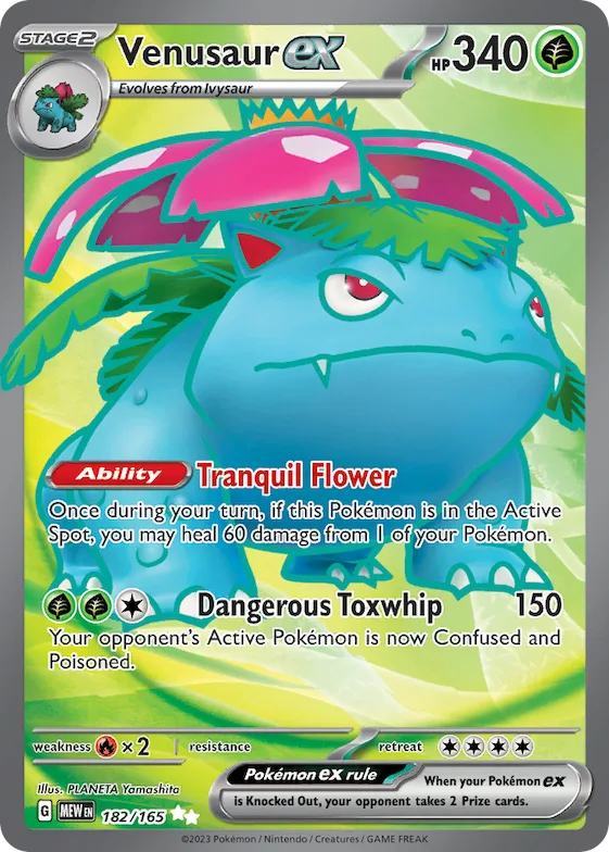 Venusaur ex #182 – Scarlet & Violet 151