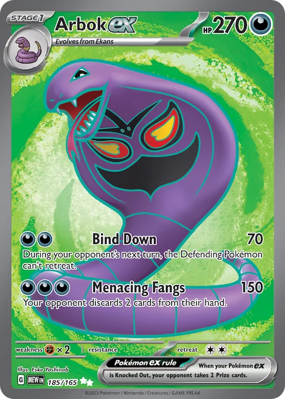Arbok ex #185 – Scarlet & Violet 151