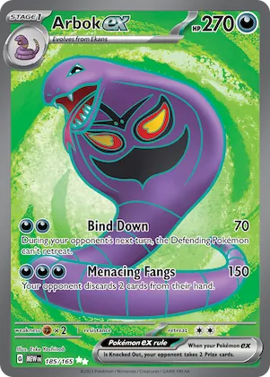 Arbok ex #185 – Scarlet & Violet 151