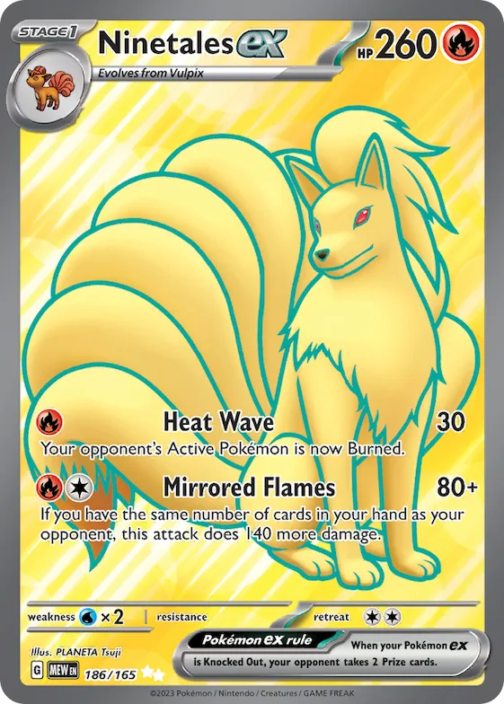 Ninetales ex #186 – Scarlet & Violet 151
