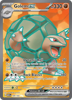 Golem ex #189 – Scarlet & Violet 151