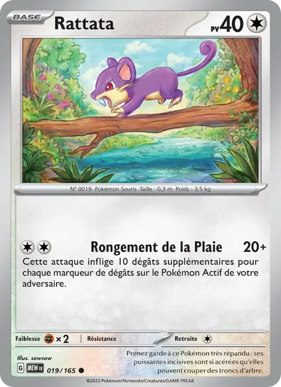 Rattata 19 – Écarlate et Violet – 151