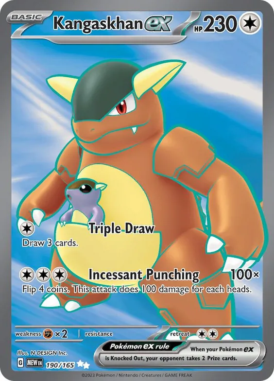 Kangaskhan ex #190 – Scarlet & Violet 151
