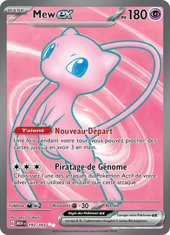 Mew-ex 193 – Écarlate et Violet – 151