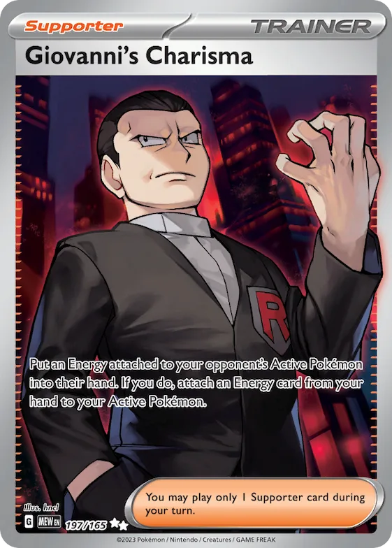 Giovanni's Charisma #197 – Scarlet & Violet 151