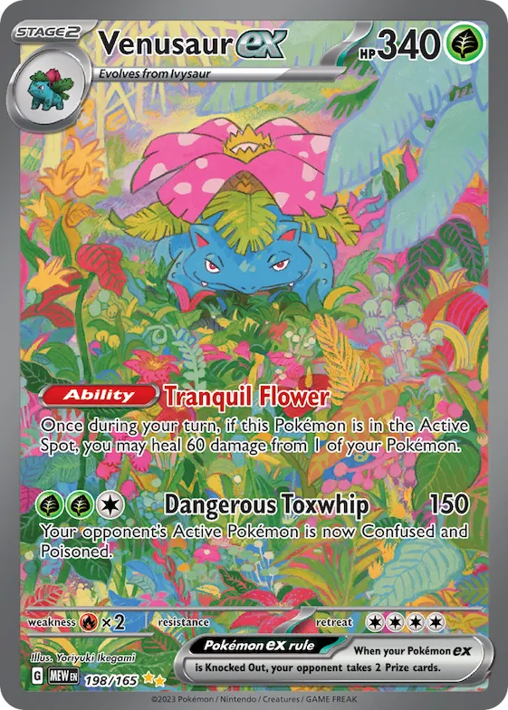 Venusaur ex #198 – Scarlet & Violet 151