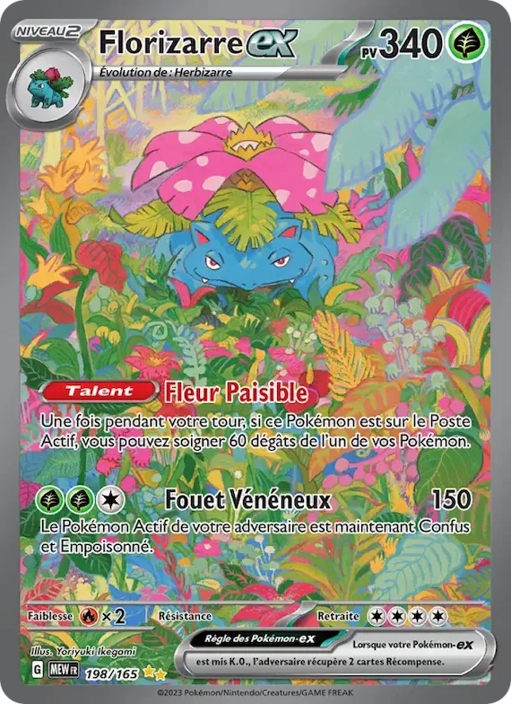 Florizarre-ex 198 – Écarlate et Violet – 151
