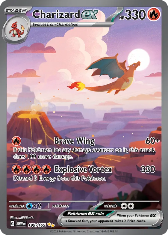 Charizard ex #199 – Scarlet & Violet 151