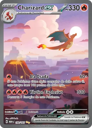 Charizard ex 199 – Escarlata y Púrpura – 151