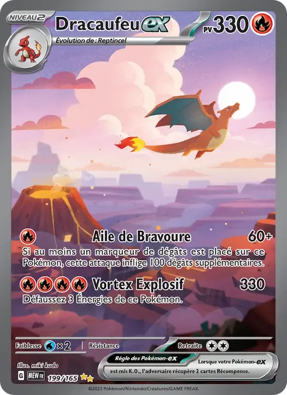 Dracaufeu-ex 199 – Écarlate et Violet – 151