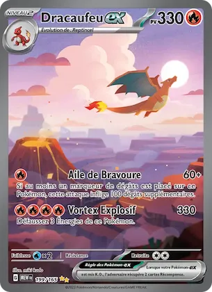 Dracaufeu-ex 199 – Écarlate et Violet – 151