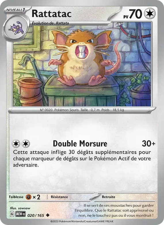 Rattatac 20 – Écarlate et Violet – 151