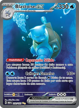 Blastoise ex 200 – Escarlata y Púrpura – 151