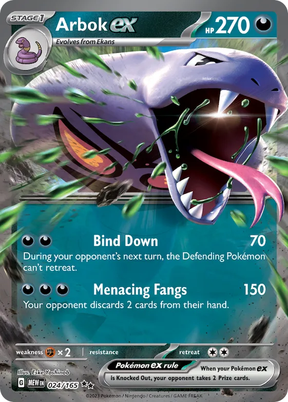 Arbok ex #24 – Scarlet & Violet 151