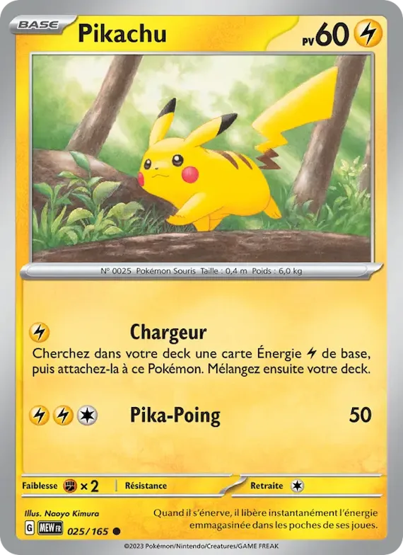 Pikachu 25 – Écarlate et Violet – 151