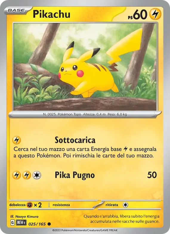 Pikachu 25 – Scarlatto e Violetto – 151