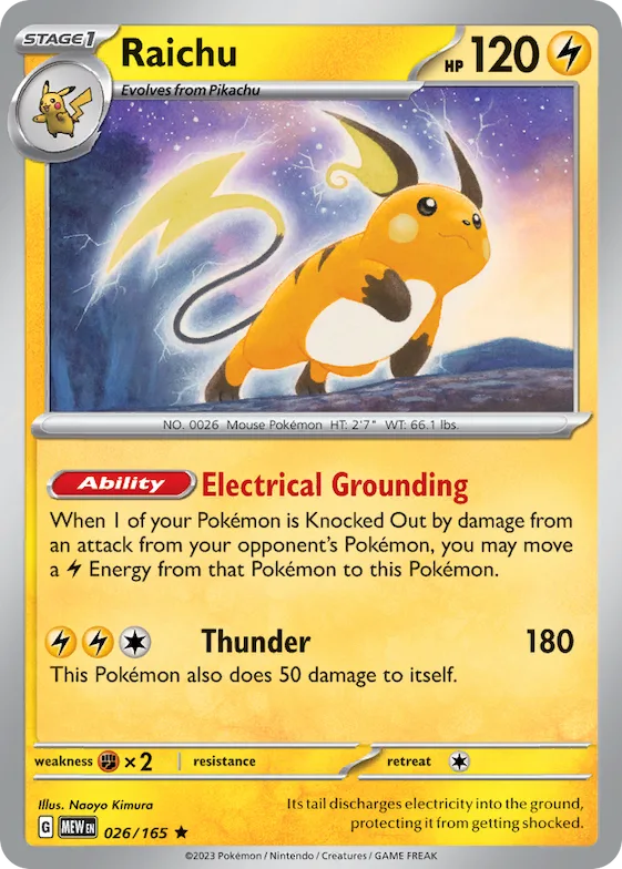 Raichu 26 – Escarlate e Violeta – 151