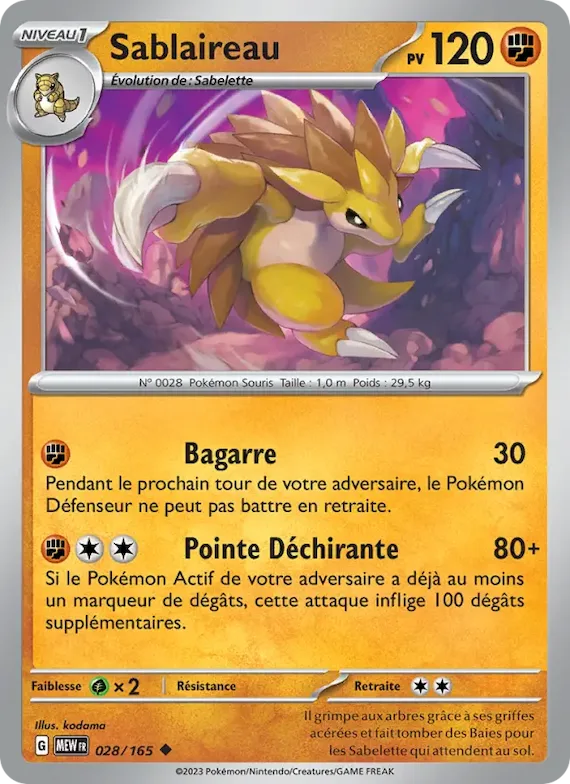 Sablaireau 28 – Écarlate et Violet – 151