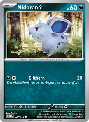 Nidoran♀ Nr. 29 – Karmesin & Purpur – 151