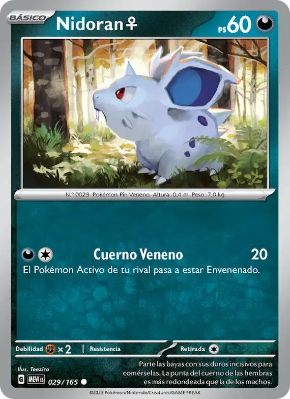 Nidoran♀ 29 – Escarlata y Púrpura – 151