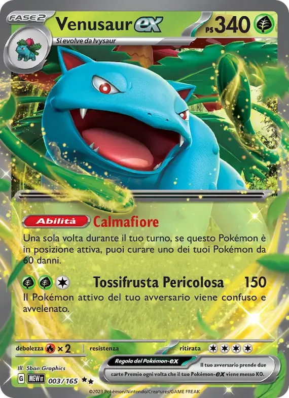 Venusaur-ex 3 – Scarlatto e Violetto – 151
