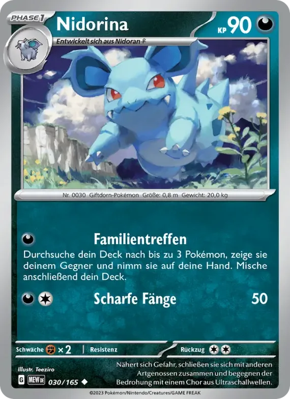 Nidorina 30 – Karmesin & Purpur – 151