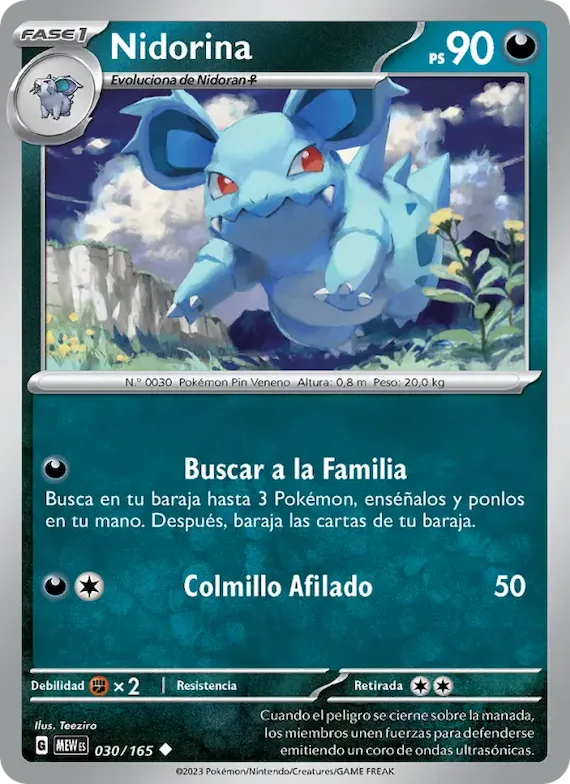 Nidorina 30 – Escarlata y Púrpura – 151