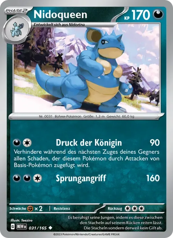 Nidoqueen 31 – Karmesin & Purpur – 151