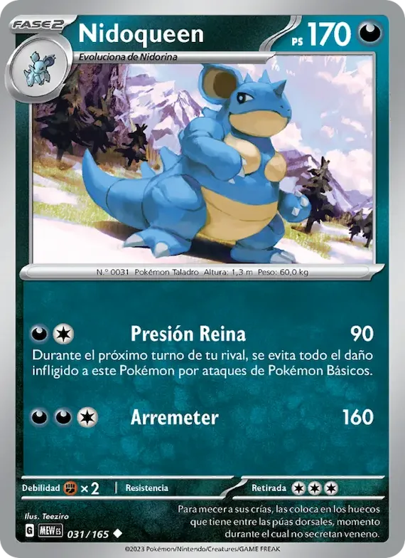Nidoqueen 31 – Escarlata y Púrpura – 151