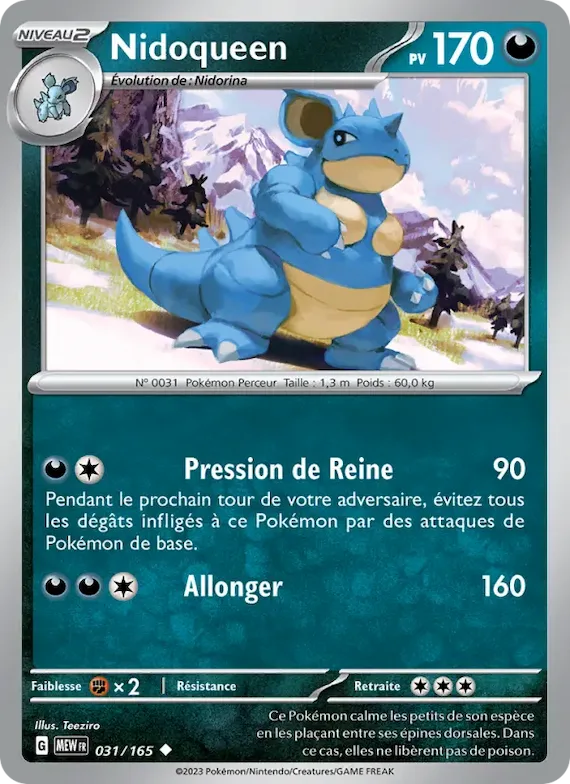 Nidoqueen 31 – Écarlate et Violet – 151