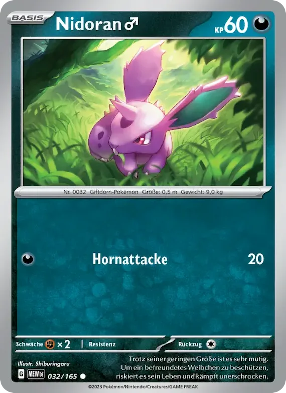 Nidoran♂ 32 – Karmesin & Purpur – 151