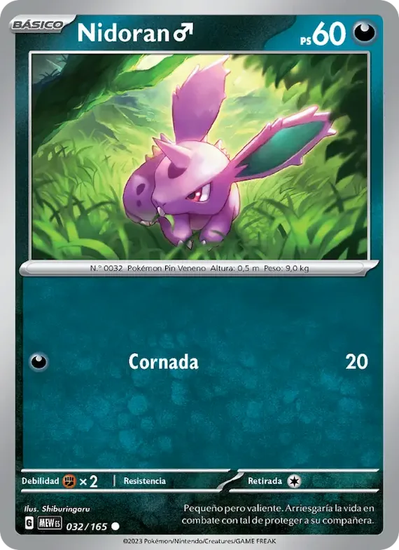 Nidoran♂ 32 – Escarlata y Púrpura – 151