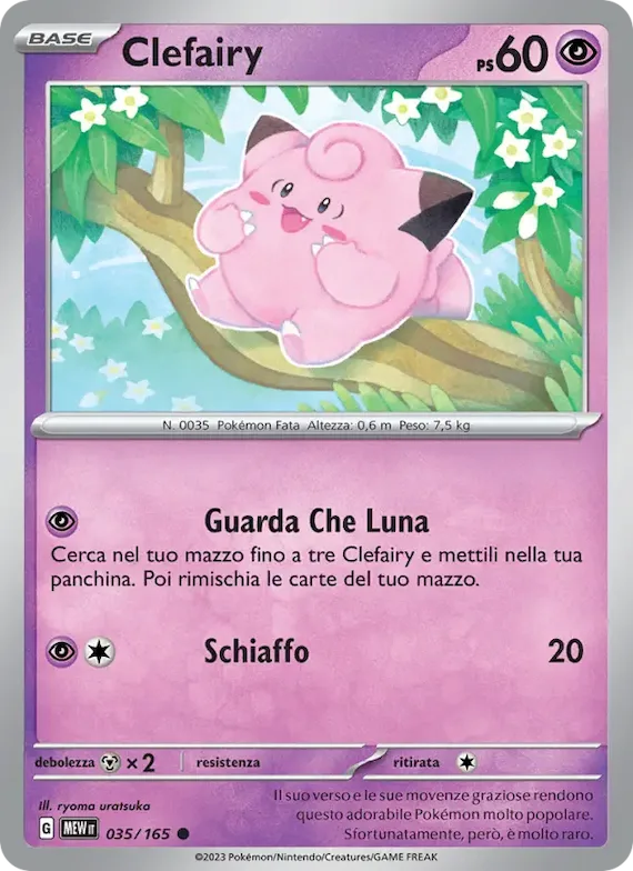 Clefairy 35 – Scarlatto e Violetto – 151