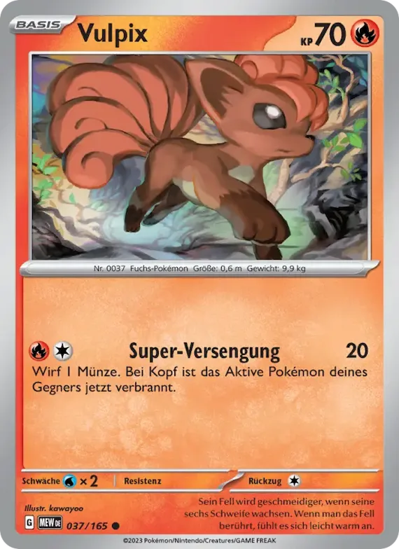 Vulpix 37 – Karmesin & Purpur – 151