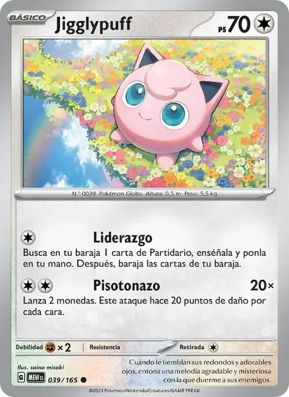 Jigglypuff 39 – Escarlata y Púrpura – 151