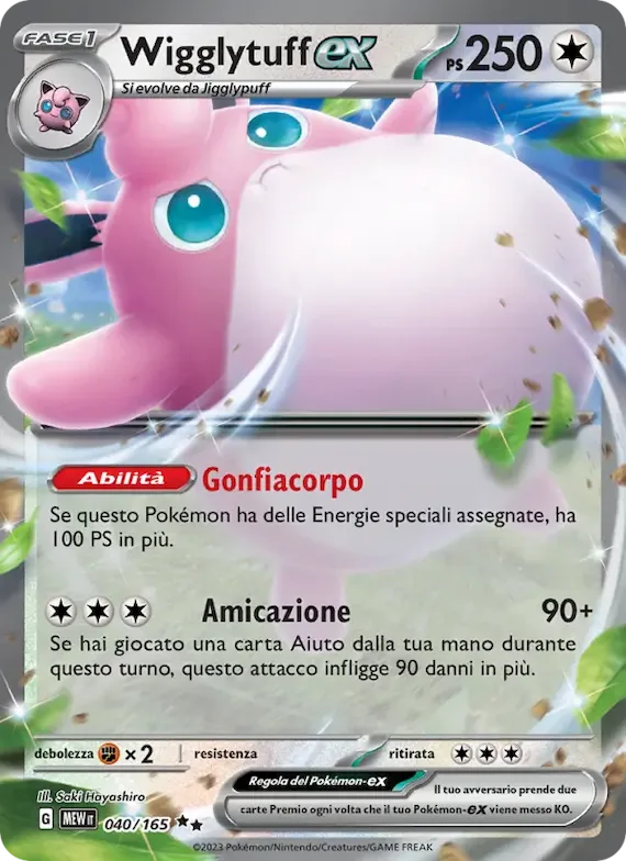 Wigglytuff-ex 40 – Scarlatto e Violetto – 151